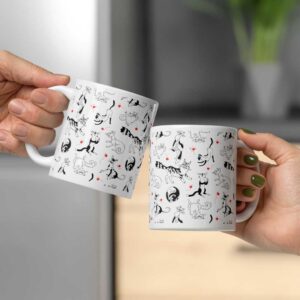 Mug Chats en folie, mug humour