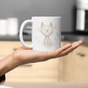 Mug Chat beige parmi les chatons