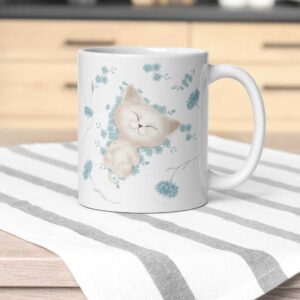Mug pastel Chat endormi